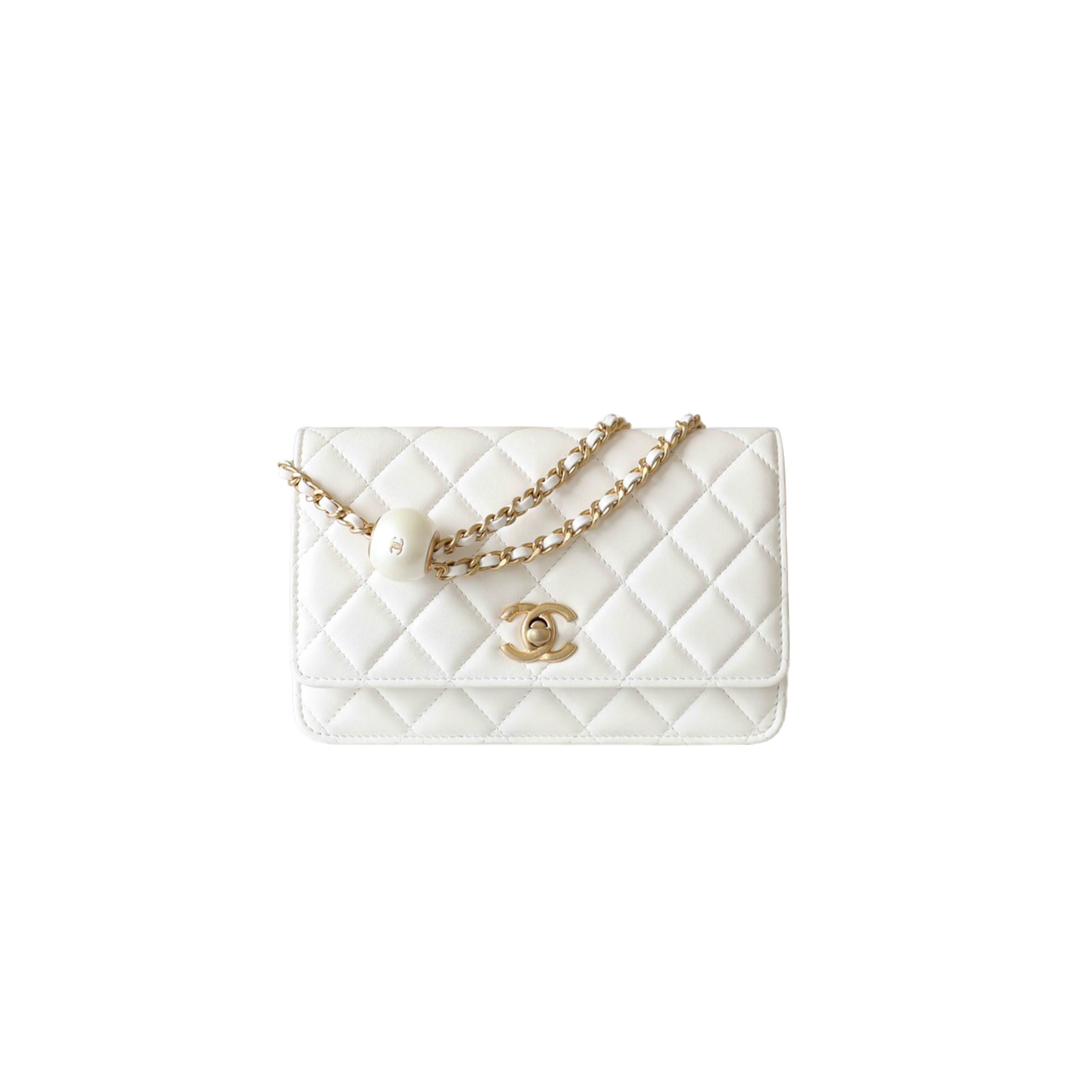 CHANEL MASTER 24S DOUBLE PEARL TOTE BAG (19.3*12*3.5cm) 